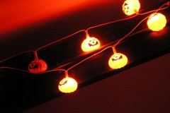 Yup. Halloween lights ;)