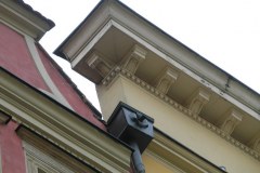 kroksztyny na zwieńczeniu szczytu