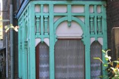 Drewniana weranda domu przy ul. Żeromskiego